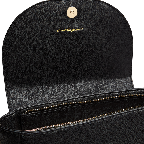 Miley Black Small Vegan Backpack