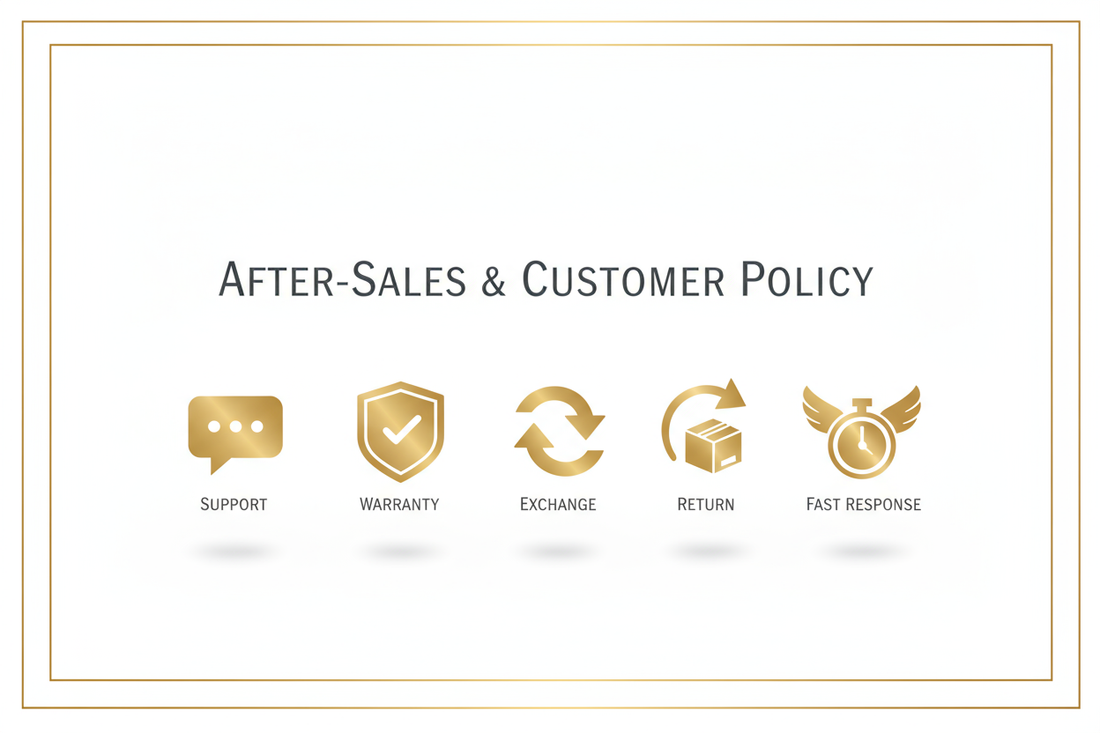After-sales & Customer Policy