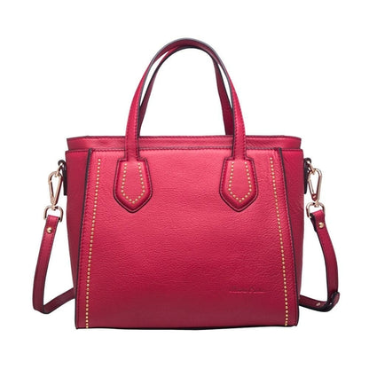 Maria Carla Women's Fashion Luxury Leather Handbag, Smooth Leather