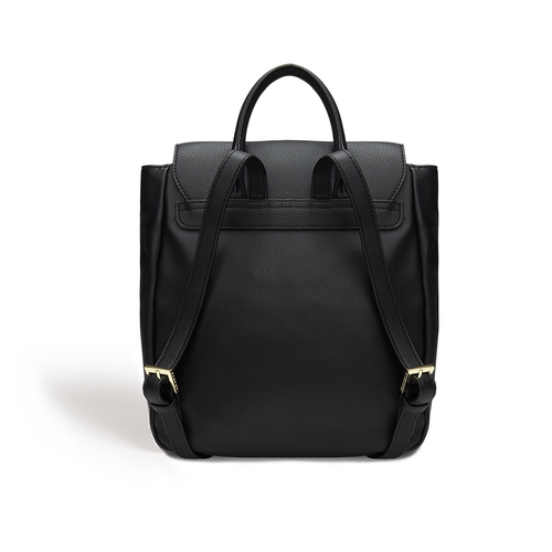 Miley Black Small Vegan Backpack